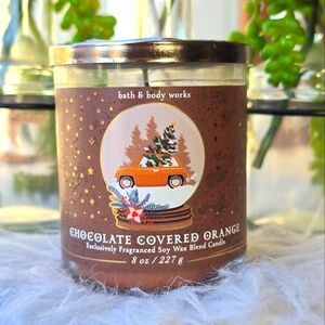 Chocolate Covered Orange Signature 8 OZ Single Wick Candle by Bath & Body Works